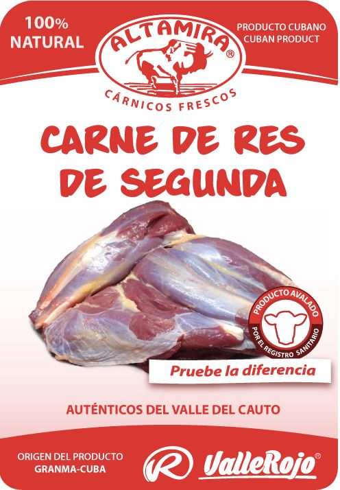 Carne de Res de segunda paquete 1.8 - 2 Kg 