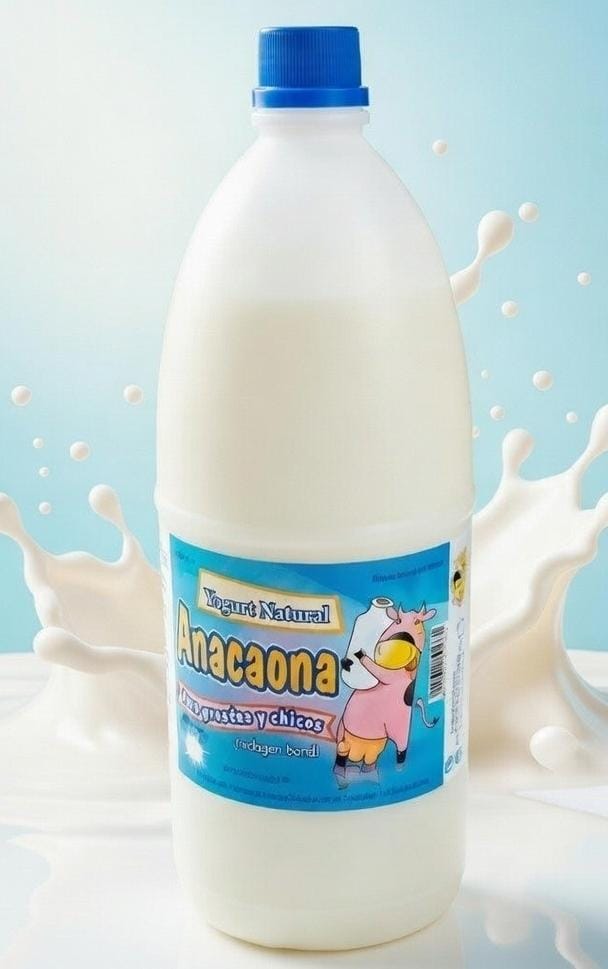 Pomos de Yogurts Natulal de 2 Litros
