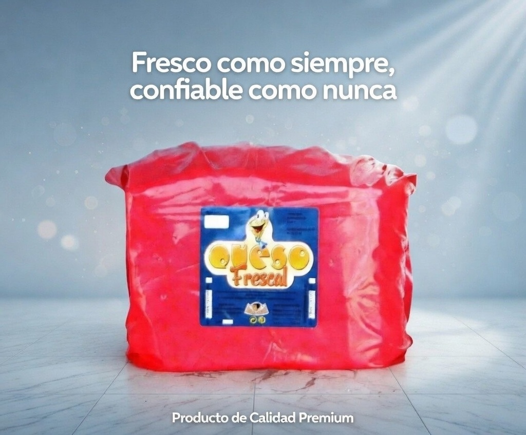 Queso Fresco Formato de 1Kg