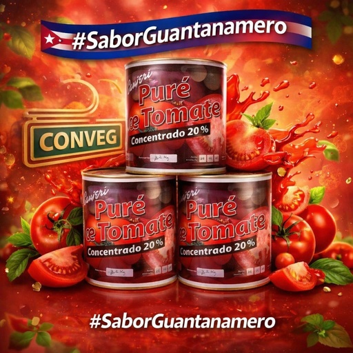 Puré de Tomate Concentrado (Lata de 3,2 kg)